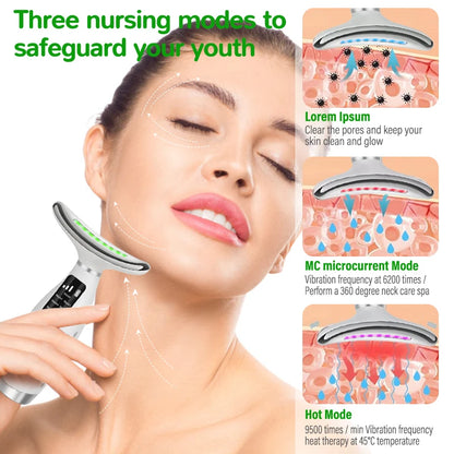 Ultra neck face beauty device
